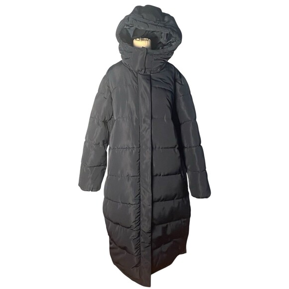 Amazon Essentials Women's Oversized Long Puffer Jacket, Navy, NWT XXL - Picture 2 of 16